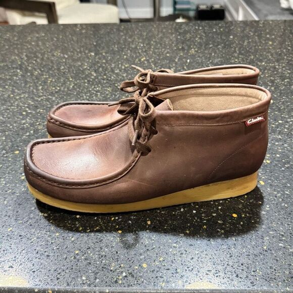 Clark’s Stinson Hi Oily Brown Boots. Size 12M. main image 5